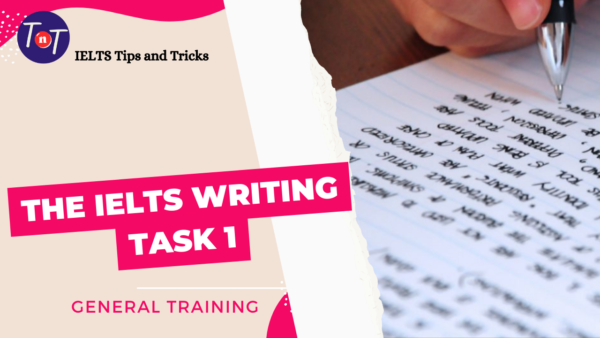 IELTS Writng Task 1 (General Training) Course